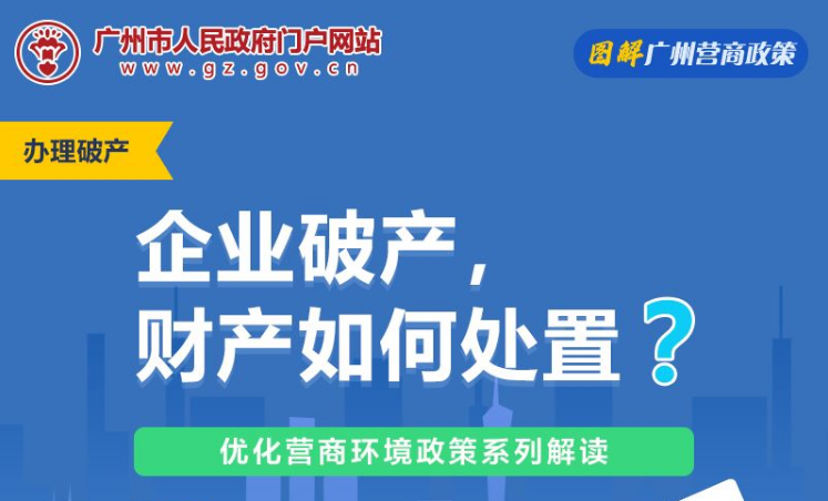 【一圖讀懂】廣州市中級人民法院關(guān)于破產(chǎn)財產(chǎn)處置的若干意見