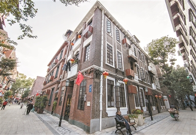 微改造后，舊南?？h社區(qū)的洋樓煥然一新。