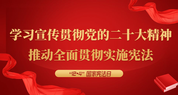 學(xué)習(xí)宣傳貫徹黨的二十大精神，推動(dòng)全面貫徹實(shí)施憲法