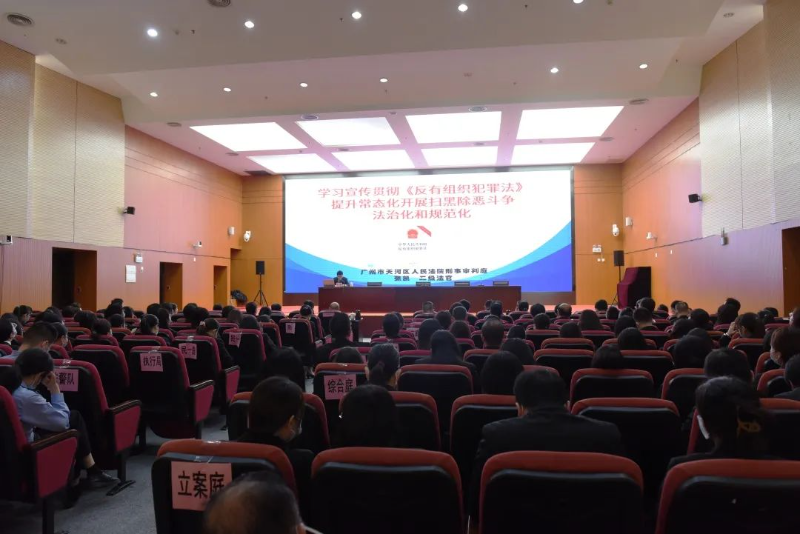 天河法院組織開(kāi)展《反有組織犯罪法》宣講活動(dòng)