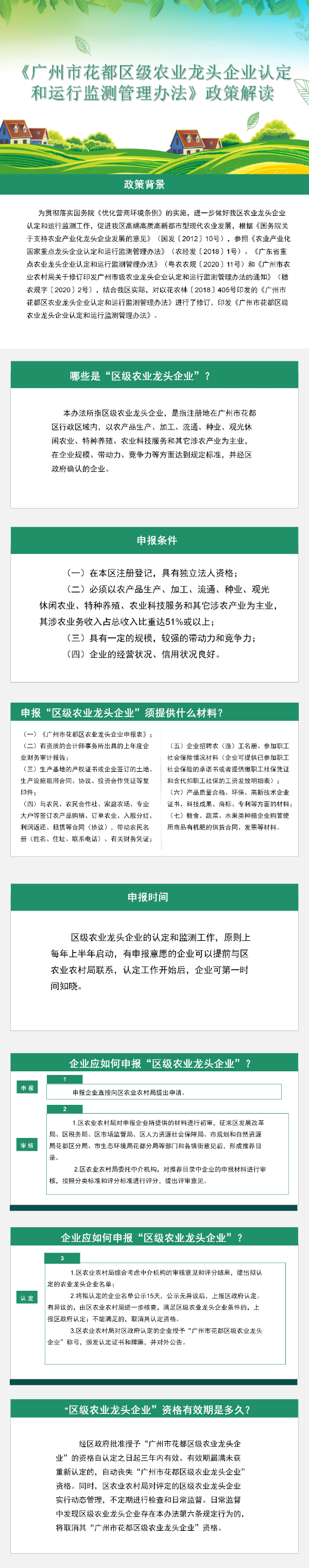 圖解 《廣州市花都區(qū)級農(nóng)業(yè)龍頭企業(yè)認定和運行監(jiān)測管理辦法》政策解讀.jpg