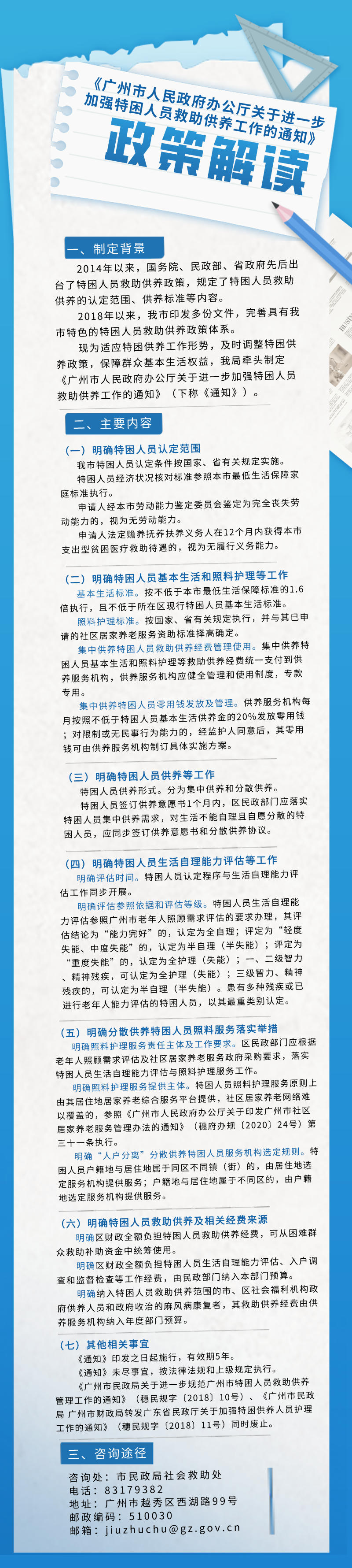 【一圖讀懂】《廣州市人民政府辦公廳關(guān)于進一步加強特困人員救助供養(yǎng)工作的通知》政策解讀.jpeg