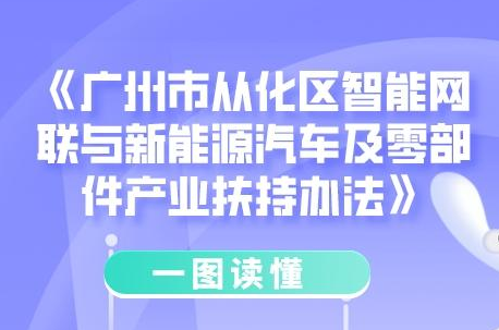 【一圖讀懂】《廣州市從化區(qū)智能網(wǎng)聯(lián)與新能源汽車及零部件產(chǎn)業(yè)扶持辦法》
