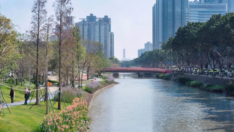 廣州再添一處高品質(zhì)碧道！花地灣公園一期全面開放