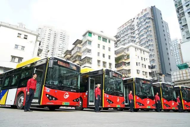 廣州巴士集團新能源公交車占比達99.17%