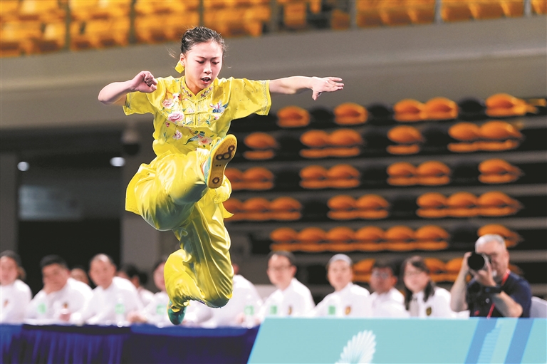 武術(shù)高手南沙對決 爭奪全運“入場券”